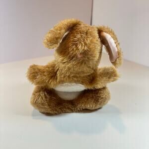 Vintage Bunny Rabbit Plush Hoppie Huggable Hand Puppet Toy Fisher Price 1981
